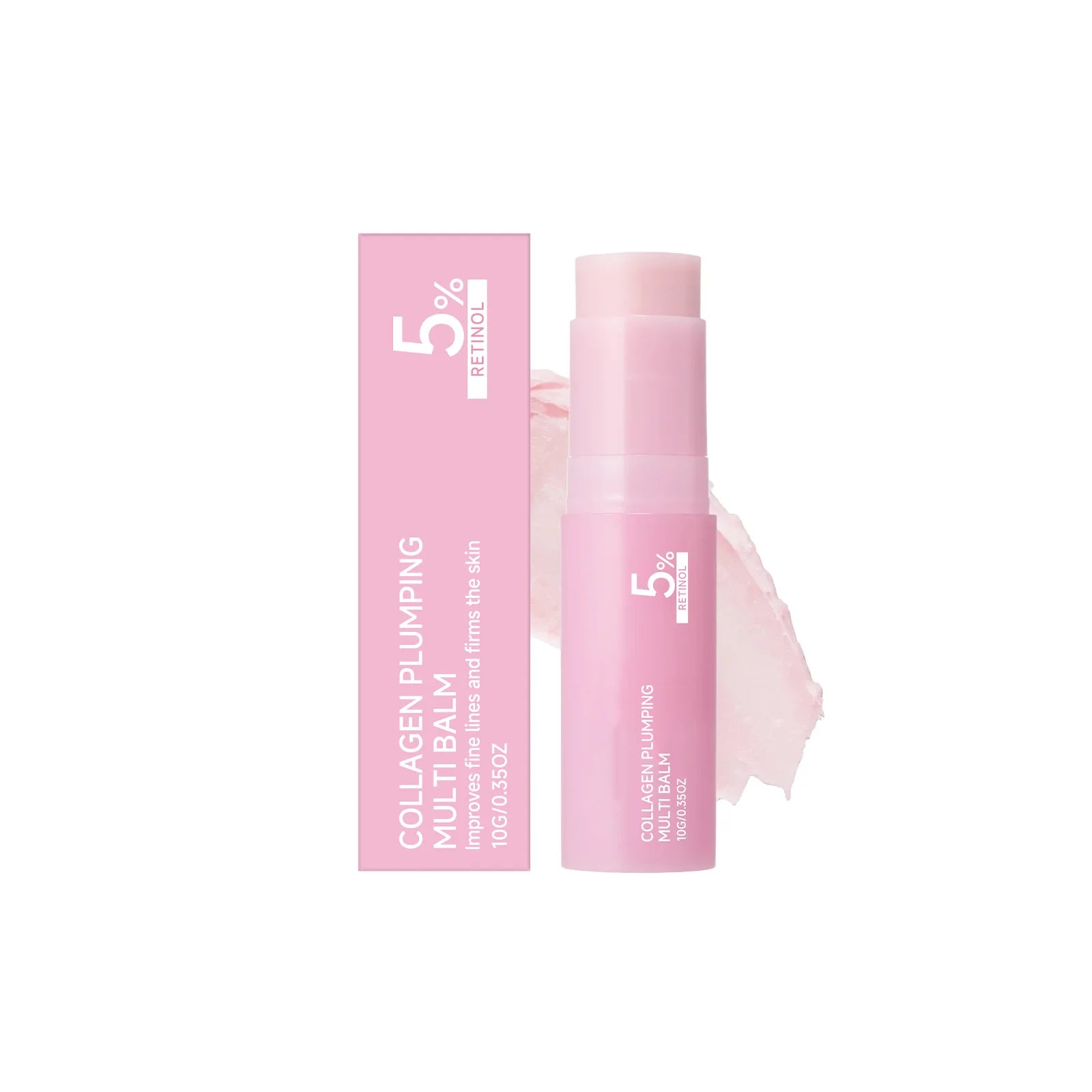 Collagen Multi Balm Stick anti Wrinkle Fade Fine Lines Firming Hydrating Skin Improve Dull Brightening Moisturizing Facial Stick